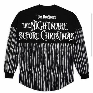 NWT Jack & Sally Nightmare Before Christmas Spirit Jersey Size M
